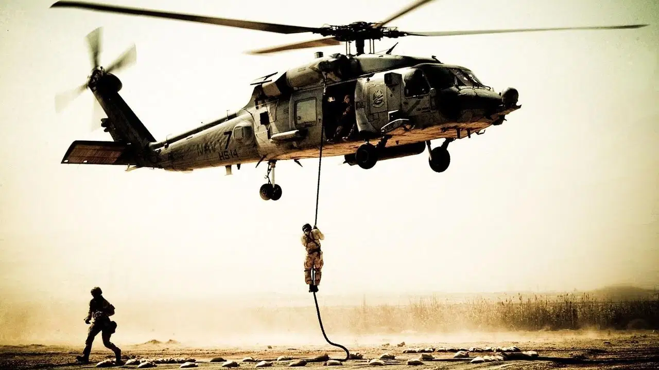 Helikopter w ogniu